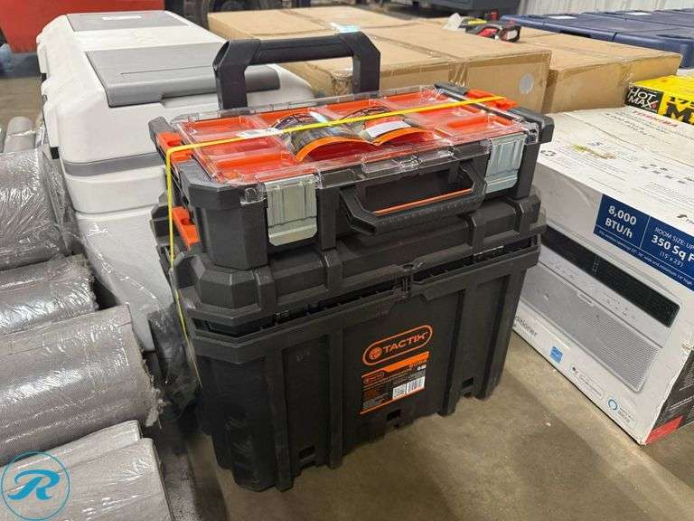 New Tactix Modular Mobile Storage System with Removable Bins and Organizer Tray