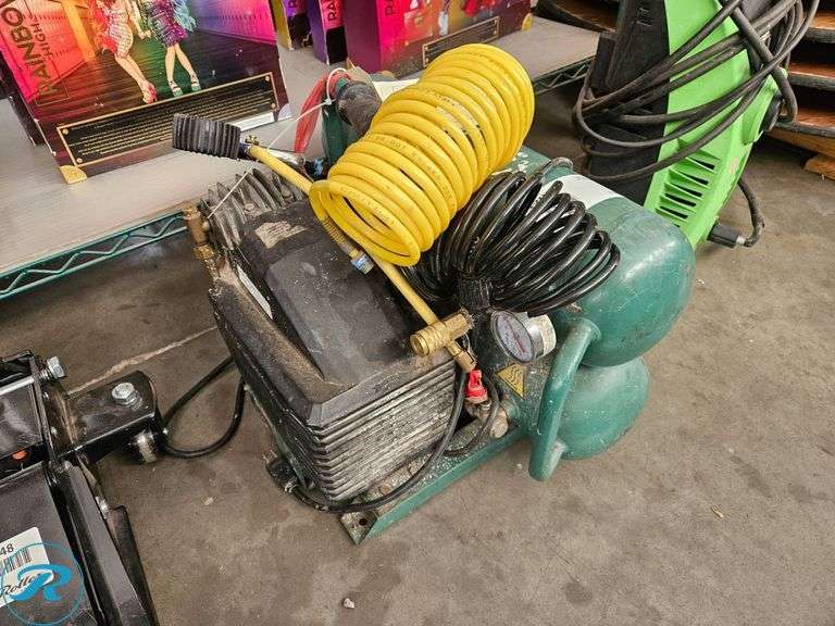 Rol-Air Electric Air Compressor with Twin Tanks