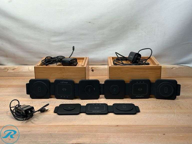 (3) MyCharge 3-in-1 Folding Wireless Charging Pad - Used