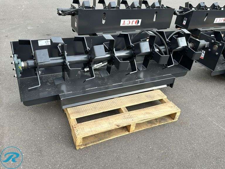 New JCT Hydraulic Rototiller Attachment To Fit Skid Steer Loader, 72 ...