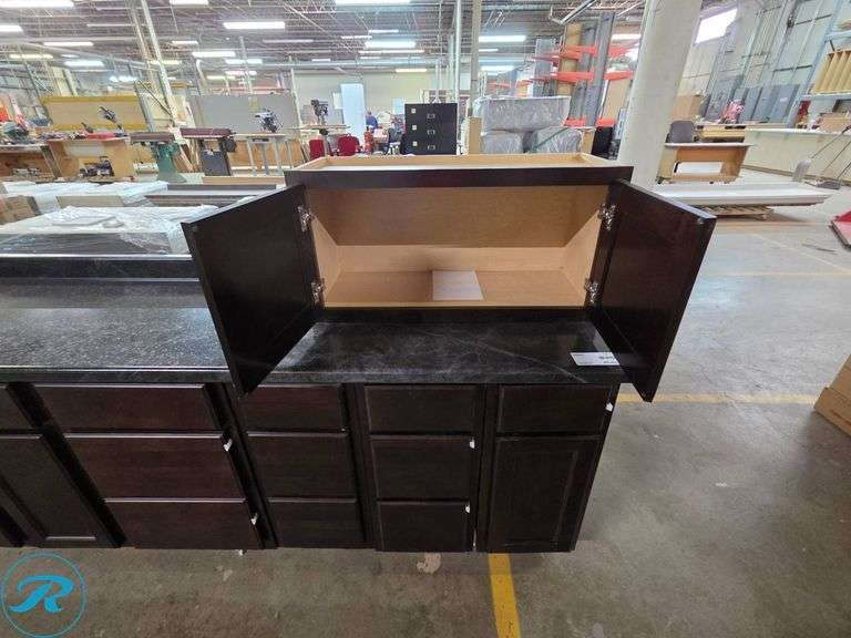 6-Piece Assorted Vanity Cabinet Set, Smart Brighton Coffee - Roller Auctions