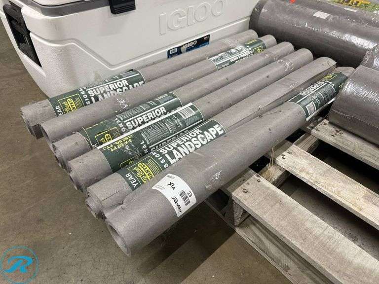 (6) Rolls of Superior Landscape Fabric, 3ft x 50 Ft