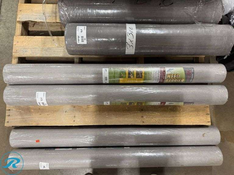 (2) Rolls of Landscape Fabric, 4ft x 100ft - Roller Auctions