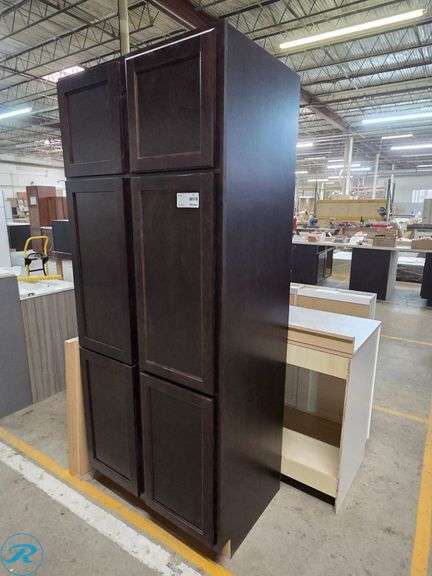 2-Piece Utility/Pantry Cabinet Set, Smart Brighton Coffee