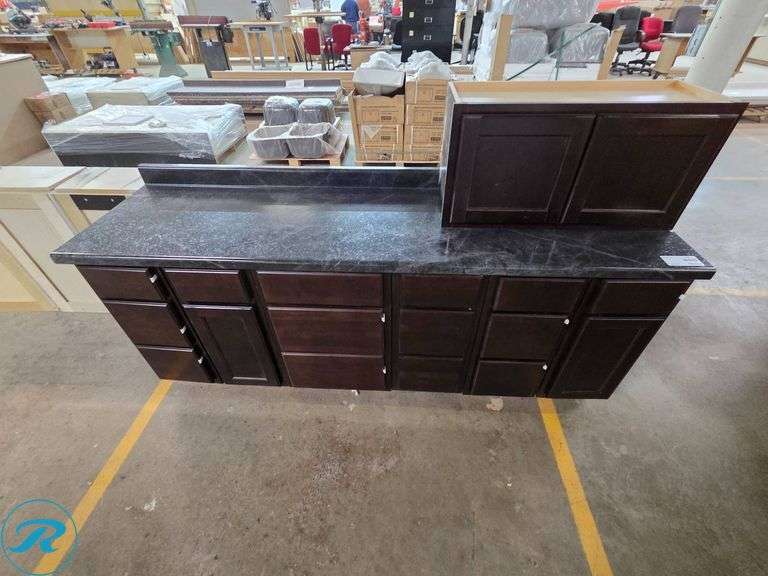 6-Piece Assorted Vanity Cabinet Set, Smart Brighton Coffee - Roller Auctions