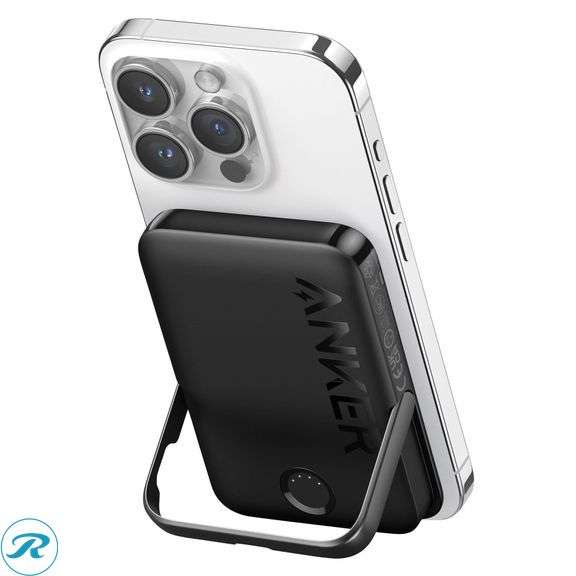 (2) Anker MagGo Magnetic Wireless Charging 5,000 mAh Power Bank, 2-pack - Like New - (1) New & (1) Like New - Roller Auctions