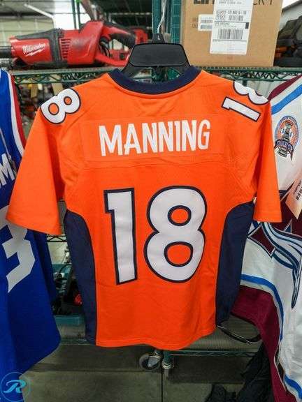 Mitchell & Ness NFL Denver Broncos 18 Manning Mens Split Legacy Jersey