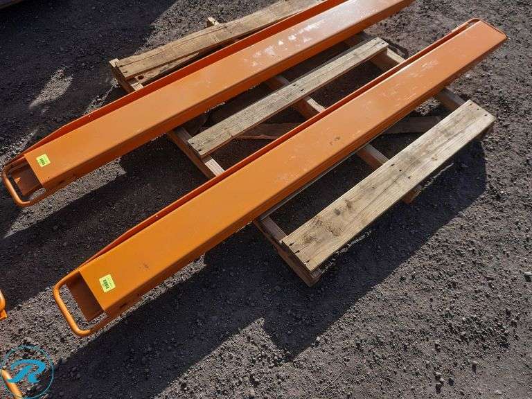 Set Of New 76" Fork Extensions, 5 1/2" Inside Width - Roller Auctions