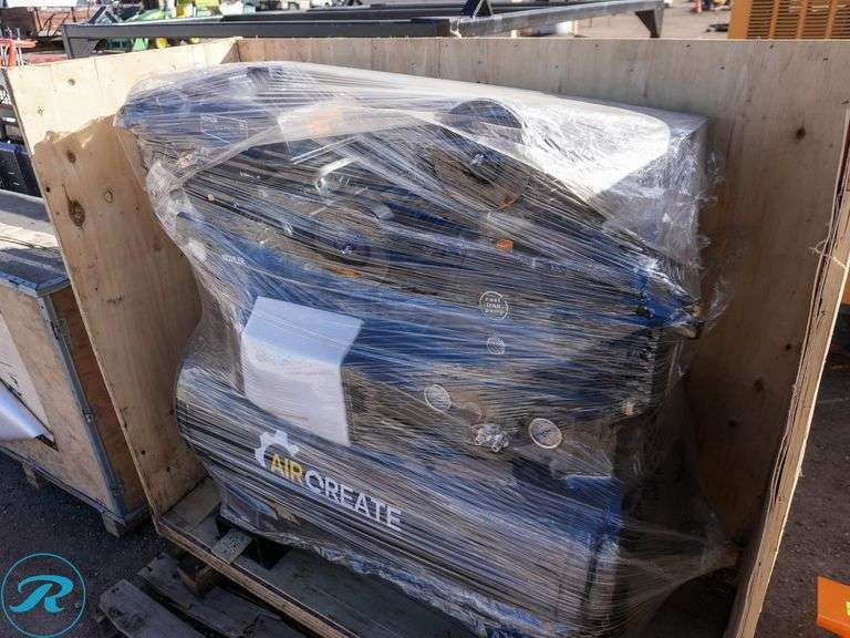 New Horizontal Gas Air Compressor, Kohler 14 HP, 429cc, 180 PSI - Roller Auctions
