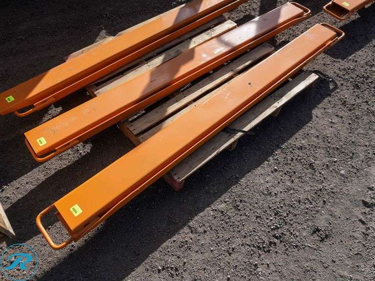Set Of New 76" Fork Extensions, 5 1/2" Inside Width - Roller Auctions
