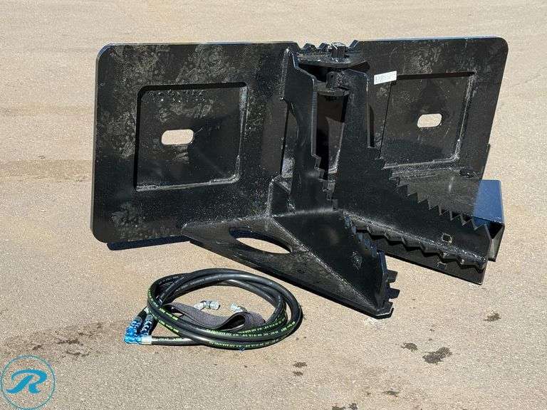 New Kit Containers Hydraulic Tree Pulling Attachment to Fit Skid Steer ...