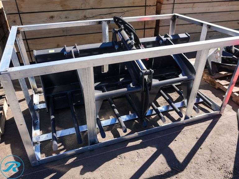 Wolverine Manufacturing New Wolverine MFG-13-63W Hydraulic Manure Grapple Fork Attachment to ...