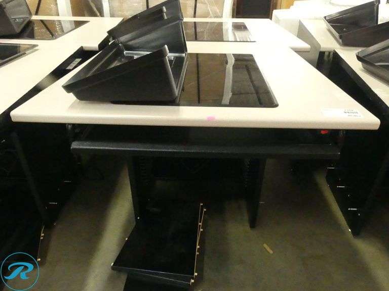 (6) Computer Work Stations - Roller Auctions