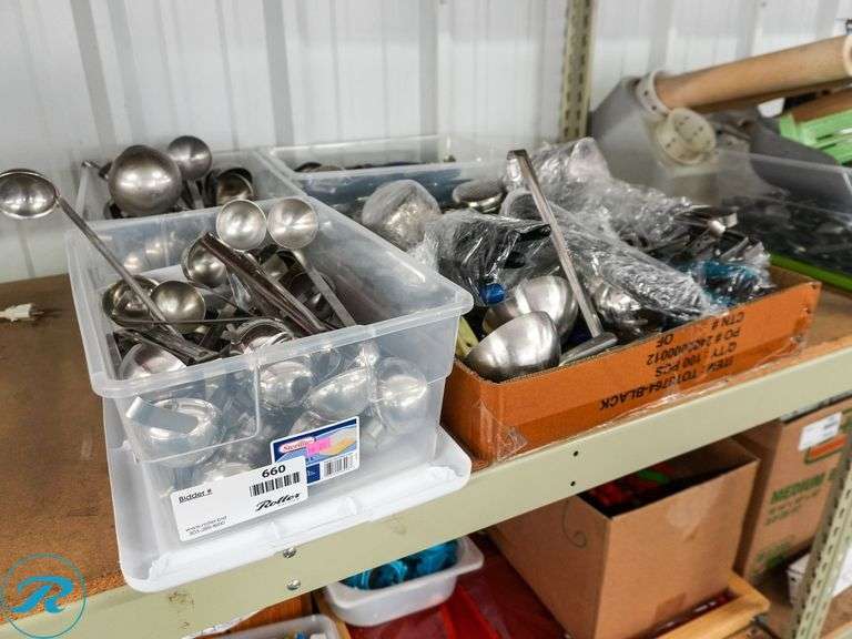 (4) Trays of Kitchen Utensils - Roller Auctions
