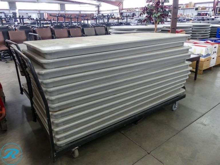 (12) Folding Tables, 72