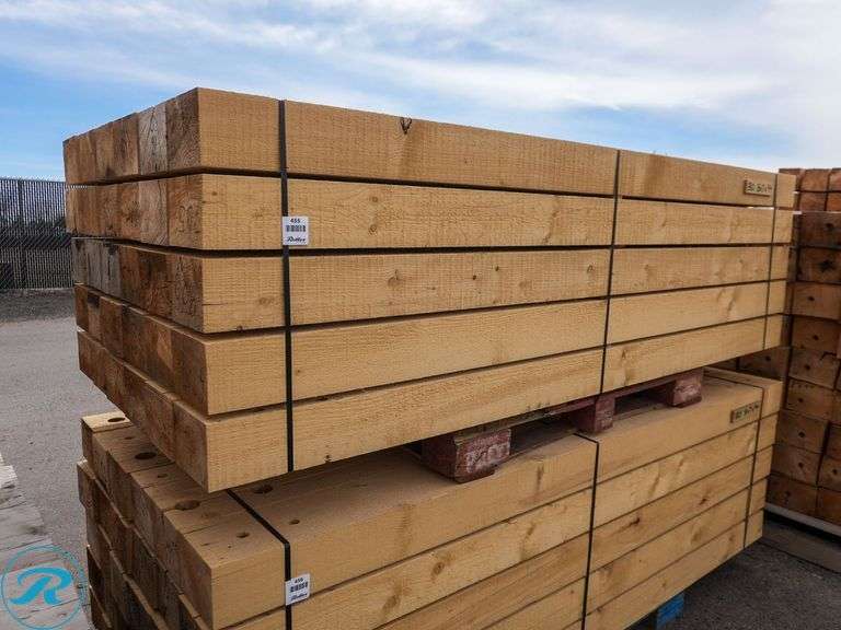 (30) 5" X 7" X 94" Wood Timbers - Roller Auctions