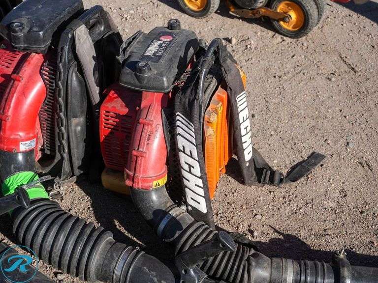 (3) RedMax Backback Blowers, Gas (Inoperable), EBZ8500, EBZ7500, EB7000 - Roller Auctions