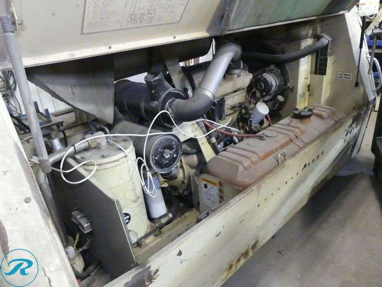 1993 Ingersoll Rand P185C Trailer Mounted Compressor, S/N: 222345UAD328 ...