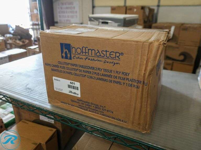 Box of Hoffmaster Cellutex Paper Tablecover Roller Auctions