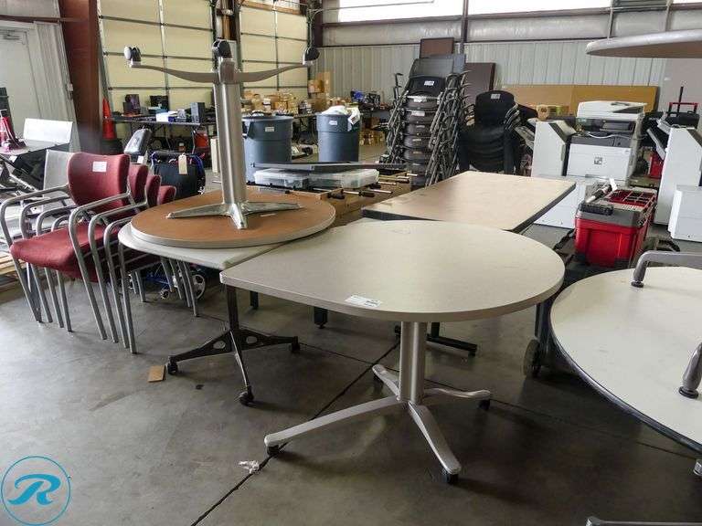 (3) Tear Drop Tables - Roller Auctions