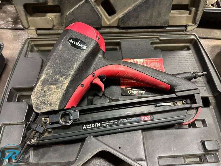 Accuset A250FN Pneumatic Finish Nailer, 15Ga - Roller Auctions