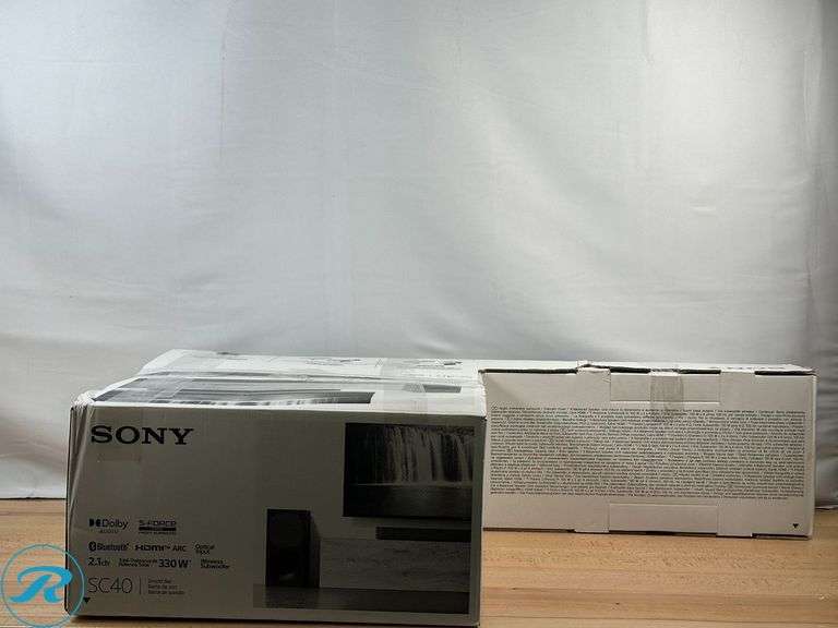 Sony HT-SC40 2.1ch Soundbar with Wireless Subwoofer - New -Open Box - Roller Auctions