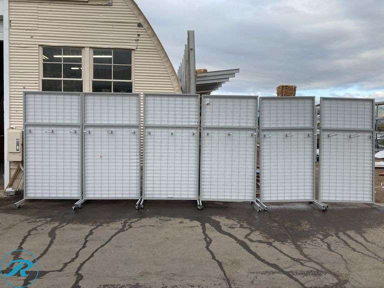 Organizational Racks (6) Heavy Duty Organizational Racks Dimension 8ft H x 48.5