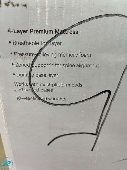Casper Cooling Mattress - Full - New - Roller Auctions