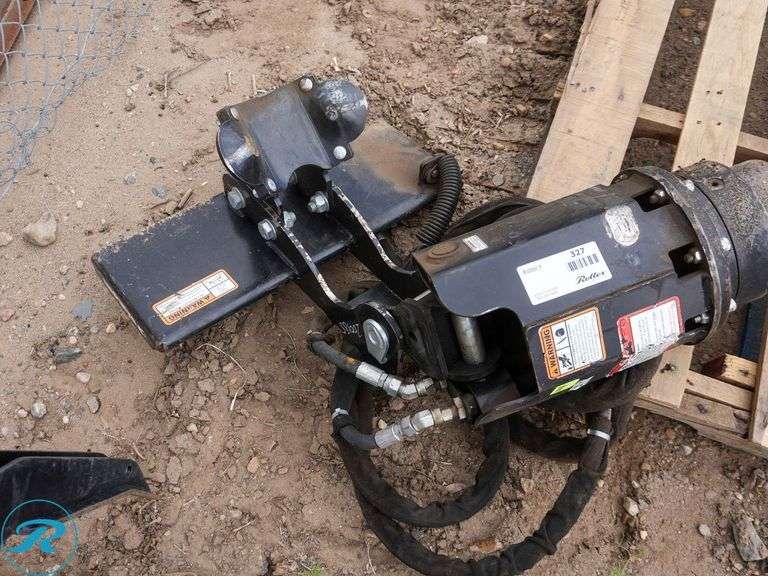 Danuser EP1020 Hydraulic Post Hole Digger Attachment to Fit Mini Skid ...