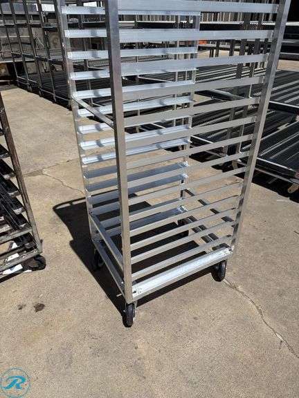 Channel 406A Aluminum Sheet Pan Rack - Roller Auctions