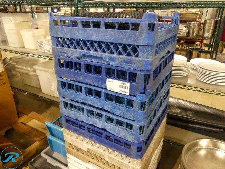 Pallet of Dish Washing Racks, Flatware Racks, Bar Mats - Roller Auctions