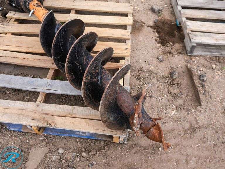 Danuser EP1020 Hydraulic Post Hole Digger Attachment to Fit Mini Skid ...