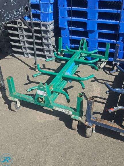 Master Bundle Rack Greenlee Rack Greenlee Model 668 Conduit and Pipe Rack on Casters - Roller Auctions