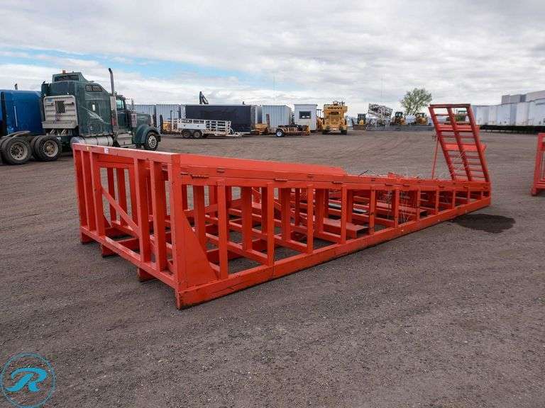 20ft Loading Ramp Heavy Duty Steel Loading Ramp, 20' Long x 99