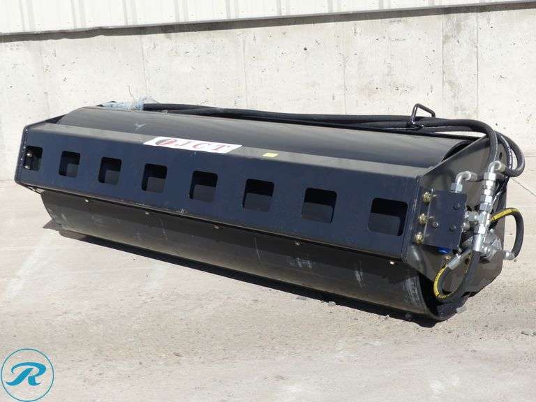New JCT Hydraulic Vibratory Roller Attachment To Fit Skid Steer Loader, 72" - Roller Auctions