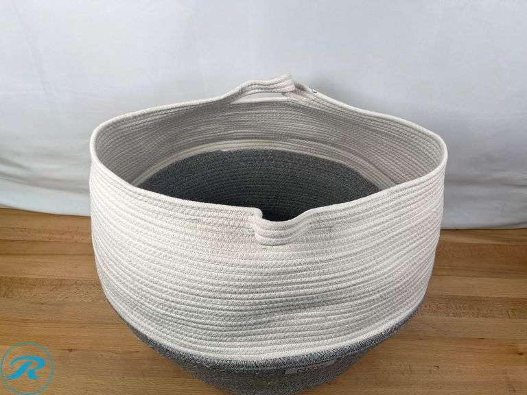 Cloth Blanket Basket - New - Roller Auctions