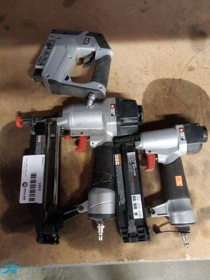 Porter-Cable Nailers and Stapler (3), Models BN200SB, FN250SB, and ...