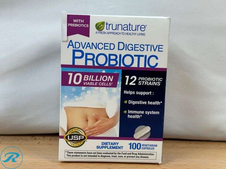 (3)Trunature Advanced Digestive Probiotic-New; (2)Trunature Women's Daily Probiotic-New - Roller Auctions