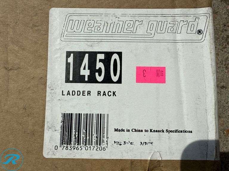 Weather Guard 1450 Ladder Rack - Roller Auctions