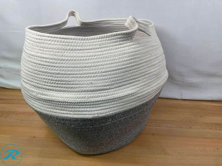 Cloth Blanket Basket - New - Roller Auctions
