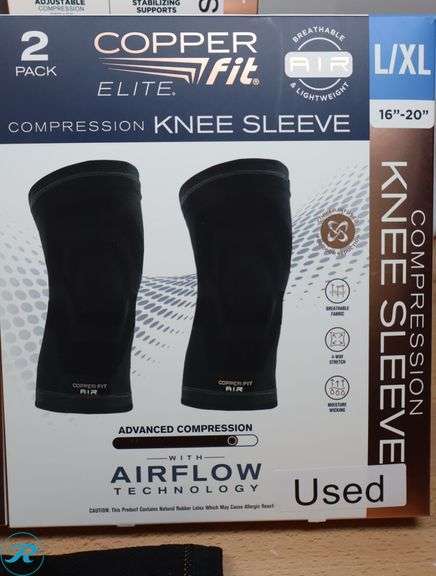 (4) Assorted Copper Fit Compression and Support Products - Used - Roller Auctions