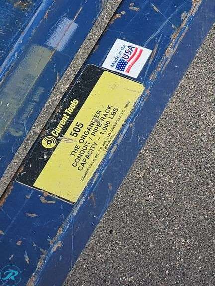 Current Tools Model 1505 Conduit Pipe Rack, 1,000 lb Capacity - Roller ...