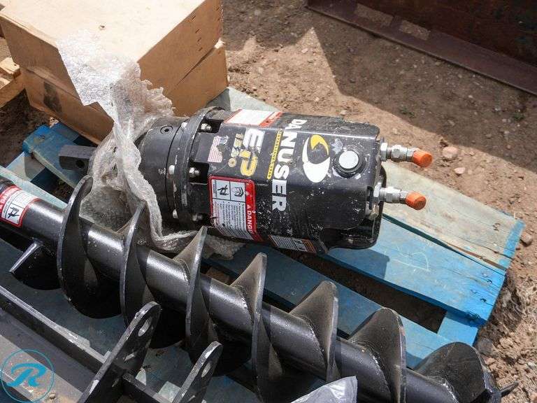 New Danuser EP1530 Hydraulic Post Hole Digging Attachment to Fit Skid ...