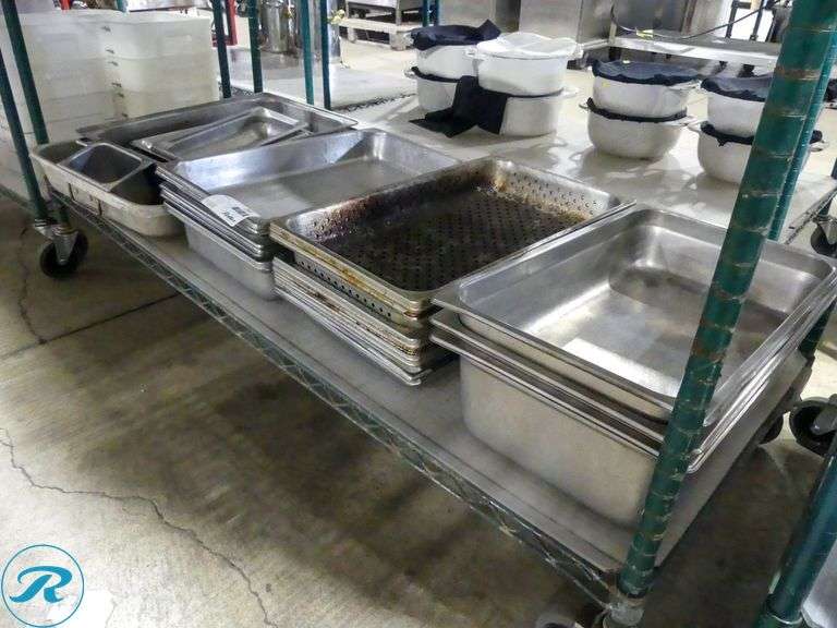 Shelf Of Stainless Steel Inserts - Roller Auctions