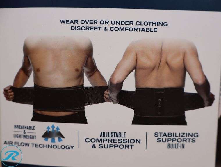 (3) Copper Fit Back Support and Compression - New - Roller Auctions