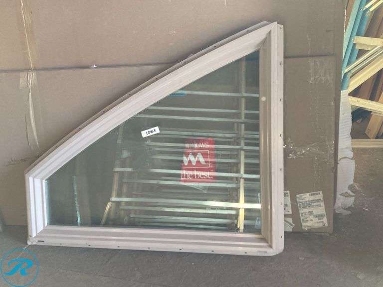 (1) Milgard Window Fixed Window 37.5" x 29 9/16" Beige Color (Total of