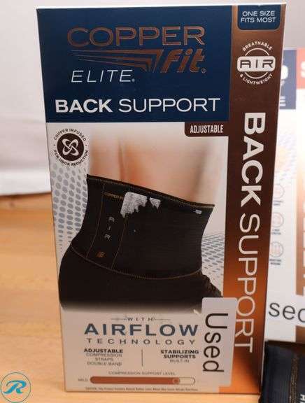(4) Assorted Copper Fit Compression and Support Products - Used - Roller Auctions