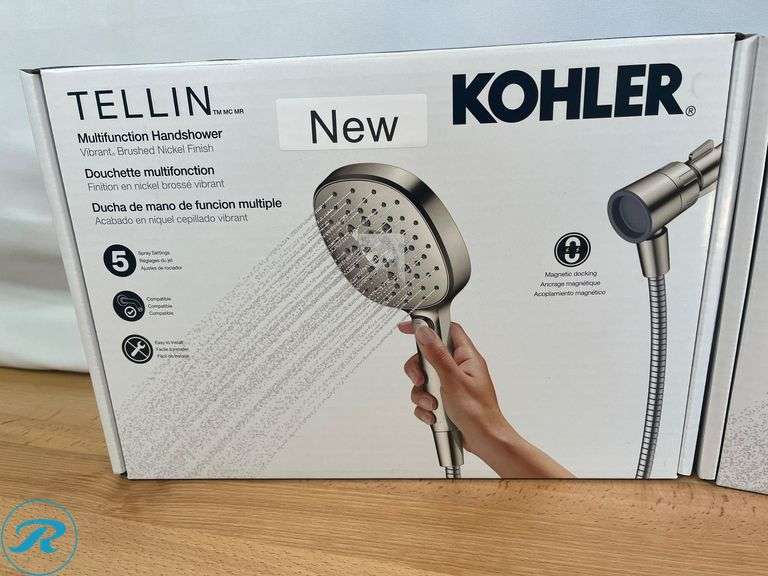 Kohler Awaken Handbrause – 3 Sprüharten, 6,6 L/min, Mit MasterClean Reinigung, ADA-Abschaltung