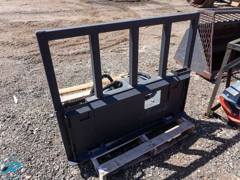 Hydraulic Tree Puller Attachment to Fit Skid Steer Loader - Roller Auctions