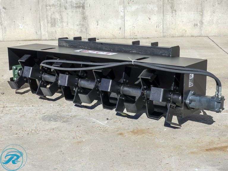 New JCT Hydraulic Rototiller Attachment To Fit Skid Steer Loader, 72 ...